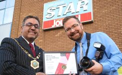 Surprise award for Shropshire Star snapper Steve